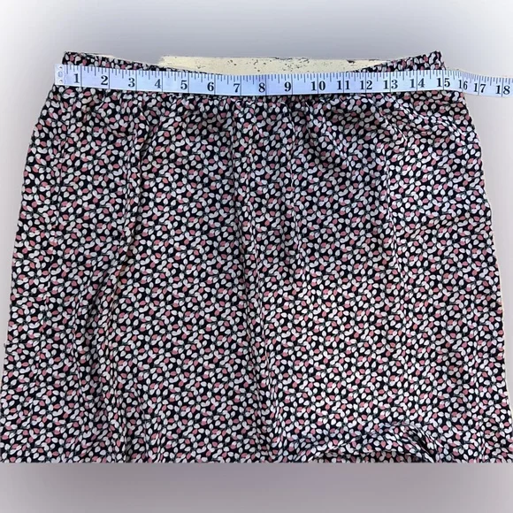Max Studio High-Low Floral Print Boho Prairie Western Ruffle Midi Skirt. Size L - Picture 5 of 8